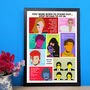 British Music Legends Born To Stand Out Print, thumbnail 1 of 4