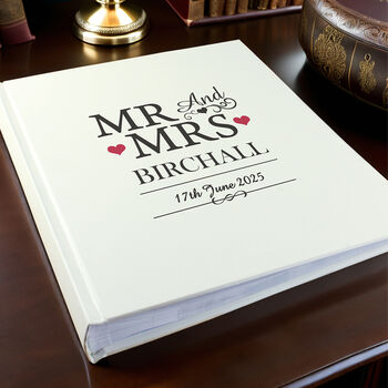 Personalised Mr And Mrs Photo Album, 4 of 5