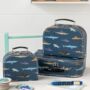 Personalised Set Of Three Shark Design Suitcases, thumbnail 1 of 4