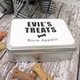 Personalised Dog Treat Biscuit Tin, thumbnail 2 of 5