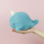 Andy The Hand Knitted Narwhal, thumbnail 5 of 11