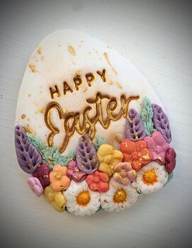 Personalised Hand Iced Easter Egg Postal Biscuit, 3 of 7