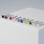 Sterling Silver Tiny Colourful Crystal Stud Earrings, thumbnail 1 of 5