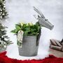Metal Reindeer With Hellebore – Christmas Centrepiece Gift, thumbnail 1 of 2