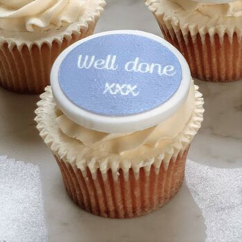 Well Done Cupcake Decorations By Just Bake | notonthehighstreet.com