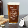 Golf Gifts Beer Glass And Bottle Opener For Him, thumbnail 1 of 5