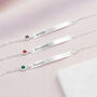 Personalised Silver Plated Birthstone Crystal Bracelet, thumbnail 3 of 12