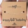 40th Birthday Gold Plated Star Bracelet And Gift Wrap, thumbnail 1 of 9