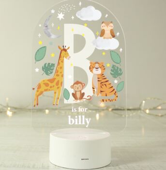 Personalised Animal LED Colour Changing Light, 3 of 5