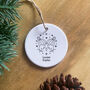 Personalised Zodiac Star Sign 'Gemini' Ceramic Ornament, thumbnail 1 of 2