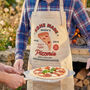 Personalised Burlap Pizza Apron, thumbnail 1 of 6
