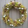 Feather Egg And Twig Wreath Wall Door Home Decoration, thumbnail 1 of 2