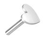 Sterling Silver Heart Labret Earring, thumbnail 7 of 12