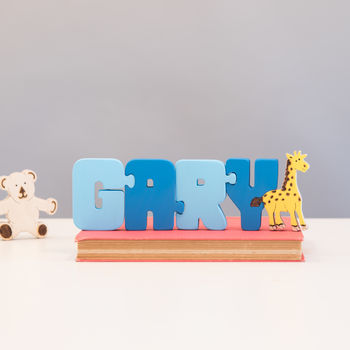Personalised Wooden Name Jigsaw, 3 of 6