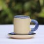 Pipa Ceramic Espresso Cup And Saucer, thumbnail 1 of 3