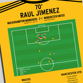 Raul Jimenez Fa Cup 2019 Wolves Print, 2 of 2