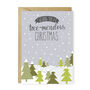 Christmas Card Treemendous. Single Card Or Pack Of Six, thumbnail 2 of 2