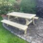 Heavy Duty Garden/Pub Picnic Table With Breadboard Ends, thumbnail 2 of 7