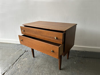 1960s Mid Century Vintage Petite Chest Of Drawers, 3 of 8