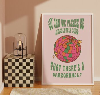 Arctic Monkeys There'd Better Be A Mirrorball Print, 2 of 2
