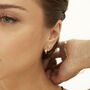 Sterling Silver Dangle Drop Northernstar Stud Earrings, thumbnail 3 of 7