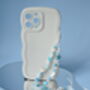 Ocean Inspired Aquamarine Gemstone Phone Charm, thumbnail 3 of 5