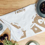 'Our Bear Family' Cotton Tea Towel, thumbnail 3 of 6