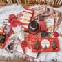 Festive Treat Hamper Sack With Mittens, thumbnail 4 of 6