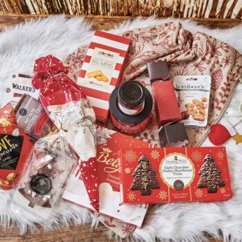 Festive Treat Hamper Sack With Mittens, 4 of 6