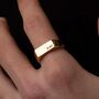 Personalised 18 K Gold Signet Ring, thumbnail 2 of 11