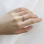 Sterling Silver Heart Link Adjustable Ring, thumbnail 2 of 6