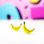 Banana Stud Earrings, thumbnail 1 of 3