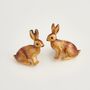 Rabbit Stud Earrings, thumbnail 1 of 4