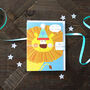 Mini Toy Lion Birthday Card, thumbnail 5 of 5