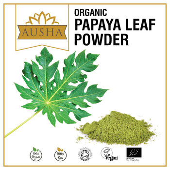 Organic Papaya Leaf Powder 100g For Wellness, 5 of 12