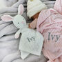 Personalised Bunny Ribbed Comforter And Blanket Set, thumbnail 5 of 12