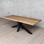 Diamond Natural Oak Solid Wood Dining Table, thumbnail 1 of 5