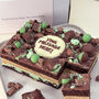 The Personalised Minty Brownie Slab, thumbnail 1 of 3
