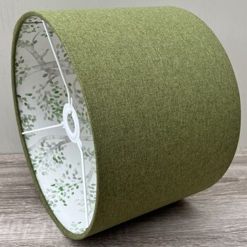 Douglas Amazon Green Tree Print Double Sided Lampshades, 7 of 7