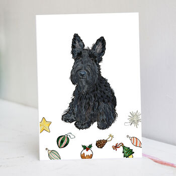 Scottish Terrier Christmas Card, 3 of 7
