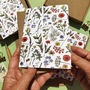 10 X Wild Meadow Patterned Notecards, thumbnail 3 of 7