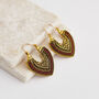 Ethnic Inspired Detailed Drop Earring, thumbnail 1 of 3