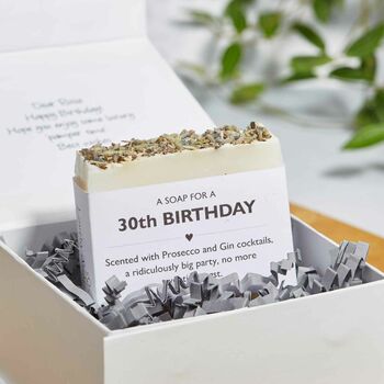 Personalised 30th Birthday Soap Gift, 2 of 5