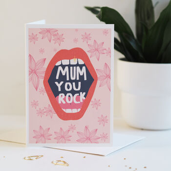 Mum You Rock Mother's Day Card, 5 of 5