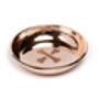 Copper Pet Bowl With Paw And Bone Design, Handmade Copper Cat And Dog Feeding Bowl, thumbnail 6 of 6