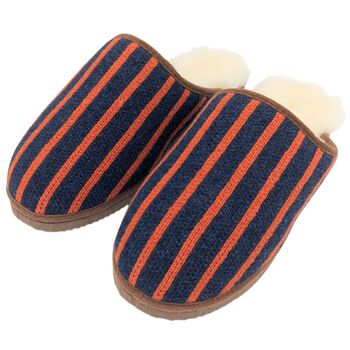 Lambswool And Sheepskin Men's Slippers, 9 of 9