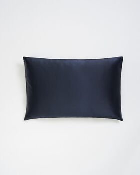 Aurora Silk Pillowcase Midnight Blue, 3 of 5