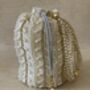 White Handcrafted Pearl Potli Bag, thumbnail 9 of 9