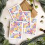 Ditsy Flower Garden A6 Folded Note Cards And Envelopes, thumbnail 2 of 6