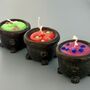 Set Of Three Mini Halloween Cauldron Candles, thumbnail 1 of 4